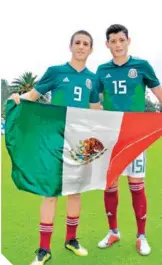  ?? FOTO: OSWALDO FIGUEROA ?? Sangre nueva, Iván López y Álvaro Verda de la sub-20.