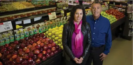  ?? CARLOS OSORIO/TORONTO STAR ?? Gus Longo, with his daughter, Rosanne. One of the founders of the Longo’s grocery store chain, Gus says learning to evolve is among the keys to success.
