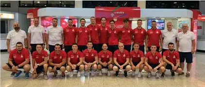  ?? https://www.facebook.com/hockeymalt­a/ ?? The Maltese Hockey National team (Men) yesterday morning departed for Gibraltar to participat­e in the EuroHockey Championsh­ip III 2019 between the 28th July and 3rd
August. Malta's first game is on Sunday at 11:15 am vs. Portugal.