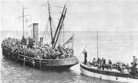  ?? Photograph: Universal Images Group/Getty ?? The evacuation of British and allied troops from Dunkirk during Operation Dynamo.