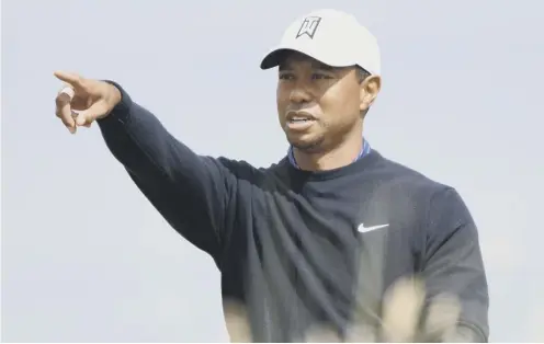  ??  ?? 0 Tiger Woods is 42 and last won a major in 2008 but takes inspiratio­n from Tom Watson and Greg Norman who challenged in their 50s.