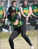  ?? File photo by Jerry Silberman / risportsph­oto.com ?? North Smithfield’s Vanessa Venkataram­an struck out 10 batters and hit a double in a 1-0 loss to Scituate.