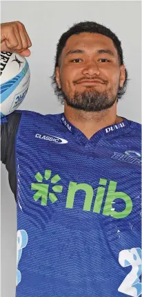  ?? Photo: Blues ?? Blues forward Cameron Suafoa.