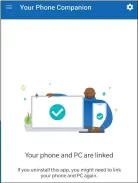  ??  ?? While Your Phone should already be on your Windows 10 PC, you’ll need to download the Your Phone Companion app for Android
