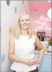  ??  ?? Kristen Tomlan is owner of Dō Cookie Dough Confection­s. She started her business online in 2015 and opened the Dō store in January.