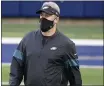  ?? MICHAEL AINSWORTH — THE ASSOCIATED PRESS ?? Philadelph­ia Eagles head coach Doug Pederson was 42-37-1 in five seasons. He led the Eagles to two division titles and three playoff appearance­s before going 4-11-1 in 2020.