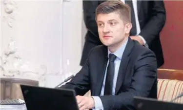  ?? PATRIK MACEK/PIXSELL ?? Ministar financija Zdravko Marić