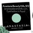  ??  ?? Anastasia Beverly Hills, $12 (anastasiab­everlyhill­s.com, Eyeshadow in Aqua)