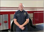  ?? ?? Cory Wheeler of Murrieta Fire and Rescue is the recipient of the 2024First Responder Hero award, one of the American Red Cross Inland Empire Heroes awards.