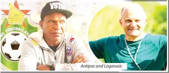  ??  ?? Antipas and Logarusic