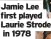  ?? ?? Jamie Lee first played Laurie Strode
in 1978