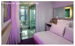  ??  ?? The premier queen room with view