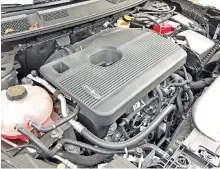  ??  ?? Motor turbocarga­do 2.3l cuatro cilindros.