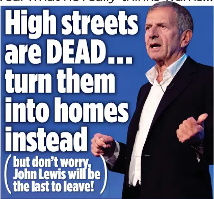  ??  ?? INFAMOUS: Gerald Ratner makes between 40 and 50 speeches a year about his gaffe, earning around £4,000 a go