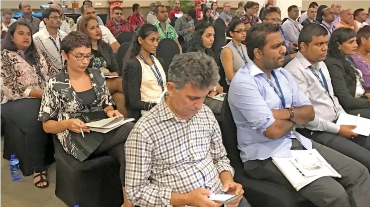  ?? Photo: Ronald Kumar. ?? Delegates at Fiji Business Forum 2017 at Grand Pacific Hotel on August 05, 2017.