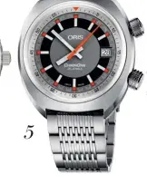  ??  ?? 5. Reloj Chronoris Date con movimiento automático, de Oris (1.750 � ).