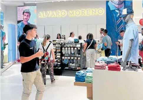 Alvaro orders moreno el corte ingles