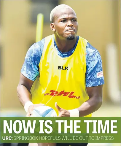  ?? Picture: Gallo Images ?? MOUNTAIN TO CLIMB. Stormers loose forward Hacjivah Dayimani will be out to prove the Springbok selectors wrong as the United Rugby Championsh­ip heads into the business end.