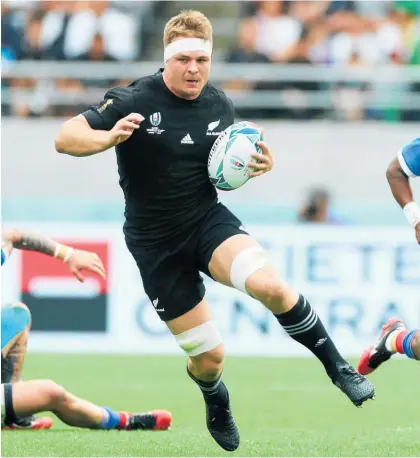  ?? Photo / Getty Images ?? Sam Cane has captained the All Blacks three times in his 68 tests.