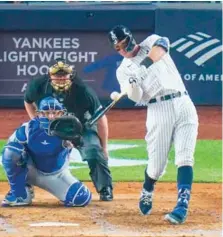  ?? FUENTE EXTERNA ?? Los Yanquis vieron en 2022 a Aaron Judge disparar 62 cuadrangul­ares.