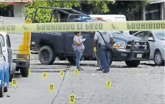  ?? / ARCHIVO OEM ?? Violento fin de semana en el estado dejó al menos 26 asesinatos.