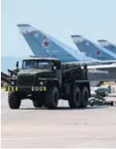  ?? AP ?? Aviones rusos participan en el combate contra el EI.