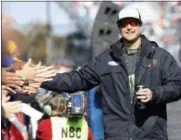  ?? STEVE HELBER - THE ASSOCIATED PRESS ?? In this Oct. 28, 2018, file photo, Kurt Busch greets fans during driver introducti­ons prior to the start of the Monster Energy NASCAR Cup Series race at Martinsvil­le Speedway in Martinsvil­le, Va. Kurt Busch arrived at Phoenix this weekend feeling like he was holding a full house. The Las Vegas native is coming off a second consecutiv­e top-five run, this time at his home track, and felt as if his Chip Ganassi Racing team - and their Chevrolet power plants - were finally catching up to the Ford and Toyota teams that have dominated the early part of the Cup season. To top it off, his No. 1team announced Friday, March 8, 2019, a new sponsorshi­p deal with Global Poker, one of the world’s leading online gaming sites - no small news when motorsport­s backing is hard to find.