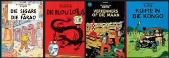  ??  ?? Die boeke, oorspronkl­ik geskryf in Frans, is in meer as 70 tale vertaal, waaronder Afrikaans, Chinees, Esperanto, Tibettaans en Wallies.