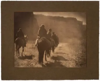  ??  ?? Edward S. Curtis (1868-1952), The Vanishing Race – Navaho, 1904, platinum print, 12½ x 16¼” Estimate: $12/18,000