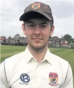  ??  ?? Runcorn Cricket Club first XI captain Ryan Beech.