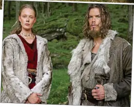  ?? ?? SIBLING DYNAMIC: Frida Gustavsson and Sam Corlett play brother and sister Freydis and Leif in Vikings: Valhalla