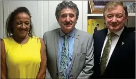  ??  ?? ON TOUR: Minister John Halligan in Thailand this week with Honorary Consul Hélène Fallon-Wood and Ambassador Brendan Rogers