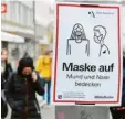  ?? Foto: Wyszengrad ?? In Augsburg gilt seit einigen Wochen eine Maskenpfli­cht.