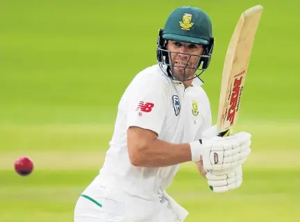  ?? REUTERS/JAMES OATWAY ?? OWN PLAYGROUND: South Africa’s AB de Villiers plays a shot during the second test match between India and South Africa at the Centurion Stadium in Pretoria