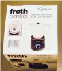  ?? GLEN ROSALES/FOR THE JOURNAL ?? Capresso Froth Control Automatic Milk Frother &amp; Chocolate Milk Maker, $74.95 at Now We’re Cooking.