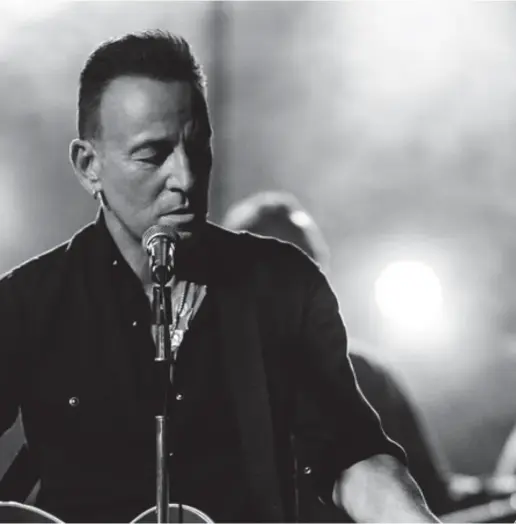  ?? Bild: Rob Demartin ?? Rockartist­en Bruce Springstee­n fyller 70 år i dag, men fortsätter att inspirera yngre generation­er.