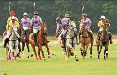  ?? PHOTO PROVIDED. ?? The Saratoga Polo Associatio­n’s 120th anniversar­y season is currently underway with matches on Fridays and Sundays in Greenfield.
