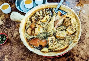  ?? — Malay Mail photo ?? Although bak kut teh is often cooked with pork, it is not limited to it, says Dr Yii, adding that the dish can be cooked with all kinds of meat including chicken, beef, mutton and even seafood.