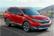  ??  ?? The 2017 Honda CR-V.