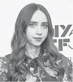  ?? WIREIMAGE ?? Zoe Kazan kept eyes open.