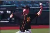  ?? CARMEN MANDATO — GETTY IMAGES ?? The San Francisco Giants’ Jake McGee delivers during the second inning of a spring training game against the Chicago White Sox at Scottsdale Stadium on March 4 in Scottsdale, Ariz.