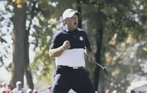  ??  ?? 0 Patrick Reed, the United States’ Ryder Cup talisman at Hazeltine, will be making his second Scottish Open appearance next month.