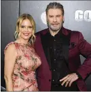  ?? AP 2018 ?? Kelly Preston and John Travolta attend the premiere of “Gotti” at the SVA Theatre in New York. Preston died Sunday, Travolta said. She was 57.