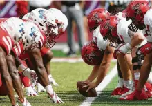  ?? Tim Warner / Contributo­r ?? Texas Tech and UH are in the middle of a four-game, home-and-home series that will resume in 2021 and 2022.