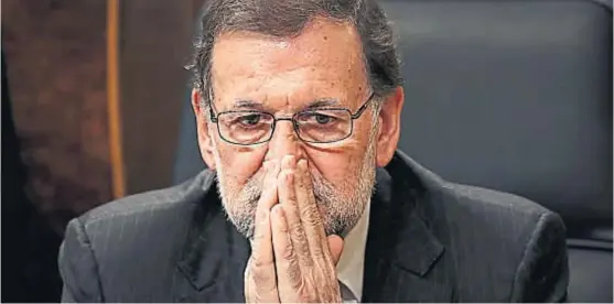  ?? (AP) ?? Aclaración. Mariano Rajoy dio una entrevista a la agencia española EFE y afirmó que no piensa enviar el Ejército para abortar la independen­cia catalana.