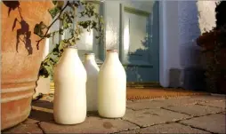  ??  ?? One in three households still buy milk from a milkman