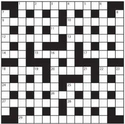  ?? PRIZES of £20 will be awarded to the senders of the first three correct solutions checked. Solutions to: Daily Mail Prize Crossword No. 15,882, PO BOX 3451, Norwich, NR7 7NR. Entries may be submitted by second-class post. Envelopes must be postmarked no l ??