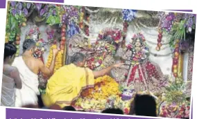  ?? PHOTO: SUSHIL KUMAR/HT ?? In the face of the Covid-19 pandemic and the need for social distancing, temples plan to live stream Krishna Janmashtam­i celebratio­ns this year