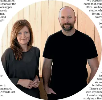  ??  ?? Kate and Daniel Sullivan recommend renovating. They’re delighted with their award-winning home.