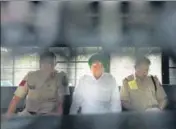  ?? PTI ?? OP Chautala being taken to Tihar Jail on Friday.